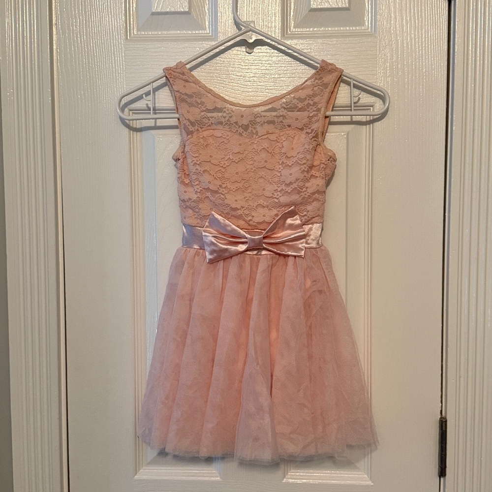 Weissman Blush Lace costume with Satin Detail